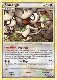 Smeargle - Undaunted - Pokemon card