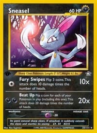 Sneasel - Neo Genesis - Pokemon card