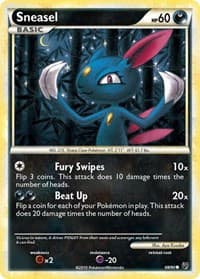 Sneasel - Undaunted - Pokemon card