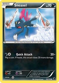 Sneasel - Plasma Freeze - Pokemon card
