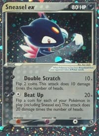 Sneasel ex - EX Ruby and Sapphire - Pokemon card