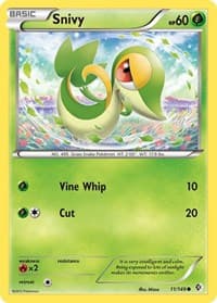 Snivy - Boundaries Crossed - Pokemon card