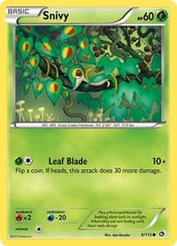 Snivy - Legendary Treasures - Pokemon card