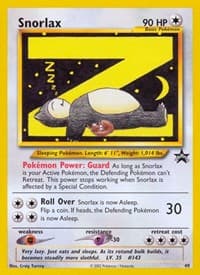 Snorlax - WoTC Promo - Pokemon card