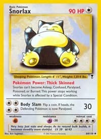 Snorlax - Legendary Collection - Pokemon card