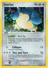 Snorlax - EX FireRed & LeafGreen - Pokemon card