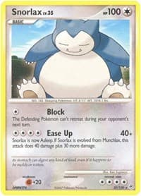 Snorlax - Diamond and Pearl - Pokemon card