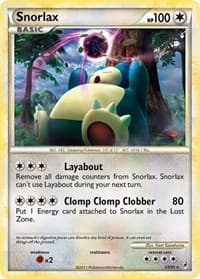 Snorlax - Call of Legends - Pokemon card