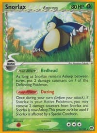 Snorlax (Delta Species) - EX Dragon Frontiers - Pokemon card