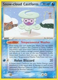 Snow-cloud Castform - EX Delta Species - Pokemon card