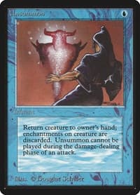Unsummon - Beta Edition - Magic: The Gathering card