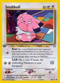Snubbull - Neo Genesis - Pokemon card
