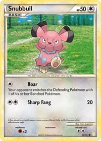 Snubbull - HeartGold SoulSilver - Pokemon card