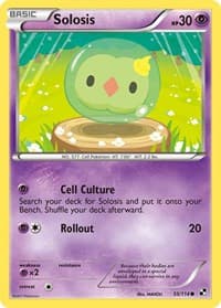 Solosis - Black and White - Pokemon card