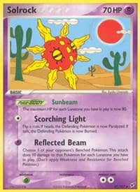 Solrock - EX Deoxys - Pokemon card