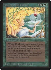 Verduran Enchantress - Beta Edition - Magic: The Gathering card
