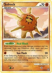 Solrock - Triumphant - Pokemon card