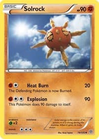 Solrock - Plasma Storm - Pokemon card