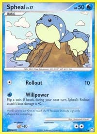 Spheal - Mysterious Treasures - Pokemon card