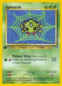 Spinarak - Neo Discovery - Pokemon card