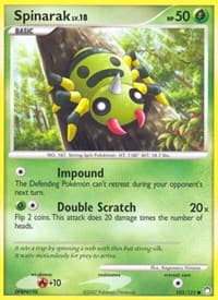 Spinarak - Mysterious Treasures - Pokemon card