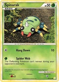 Spinarak - HeartGold SoulSilver - Pokemon card