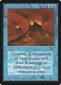 Volcanic Eruption - Beta Edition - Magic: The Gathering card