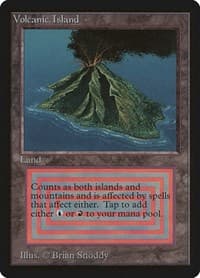 Volcanic Island - Beta Edition - Magic: The Gathering card