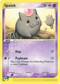 Spoink - EX Dragon - Pokemon card