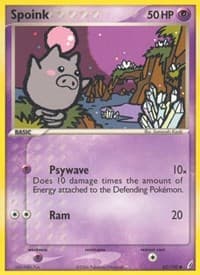 Spoink - EX Crystal Guardians - Pokemon card