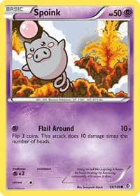 Spoink - Boundaries Crossed - Pokemon card