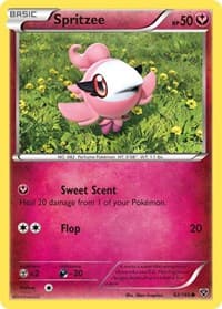 Spritzee - XY Base Set - Pokemon card