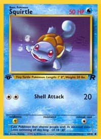 Squirtle - Team Rocket - Pokemon card