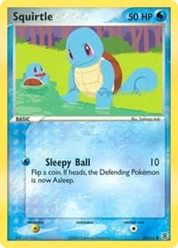 Squirtle - EX FireRed & LeafGreen - Pokemon card