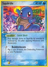 Squirtle - EX Crystal Guardians - Pokemon card