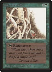 Wall of Brambles - Beta Edition - Magic: The Gathering card