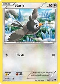 Starly - Plasma Freeze - Pokemon card