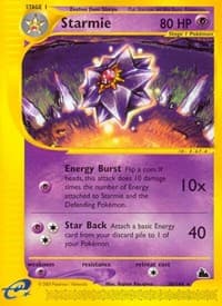 Starmie (30) - Skyridge - Pokemon card