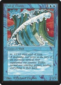 Wall of Water - Beta Edition - Magic: The Gathering card