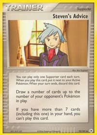 Steven's Advice - EX Hidden Legends - Pokemon card