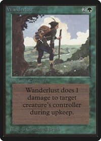 Wanderlust - Beta Edition - Magic: The Gathering card