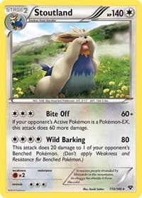 Stoutland - XY Base Set - Pokemon card