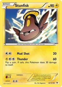 Stunfisk (42) - Noble Victories - Pokemon card