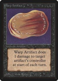 Warp Artifact - Beta Edition - Magic: The Gathering card