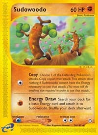 Sudowoodo - Aquapolis - Pokemon card