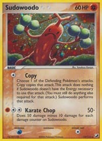 Sudowoodo - EX Unseen Forces - Pokemon card