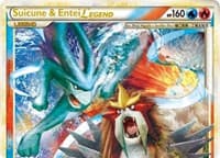 Suicune & Entei Legend (Top) - Unleashed - Pokemon card