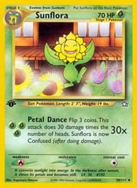 Sunflora - Neo Genesis - Pokemon card