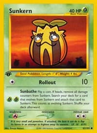 Sunkern - Neo Destiny - Pokemon card
