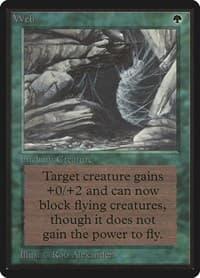 Web - Beta Edition - Magic: The Gathering card